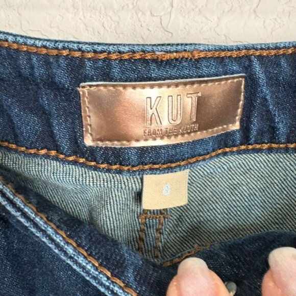 Size 8 Kut from the Kloth Wide Leg Jeans - Picture 2 of 4